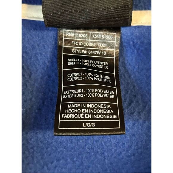 NFL Indianapolis Colts Fleece Reebok Jacket Women's Size Large (4469) - Picture 7 of 8